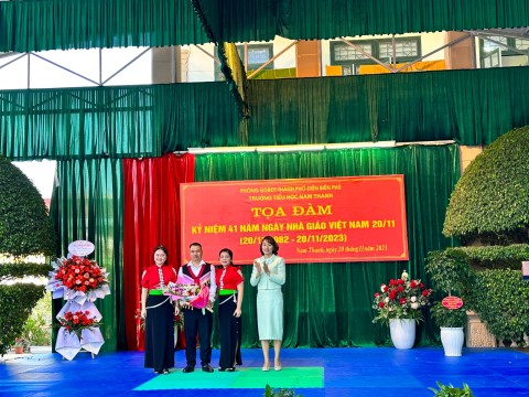 TRƯỜNG TIỂU HỌC NAM THANH TỔ CHỨC TỌA ĐÀM KỈ NIỆM 41 NĂM NGÀY NHÀ GIÁO VIỆT NAM (20/11/1982 – 20/11/2023).