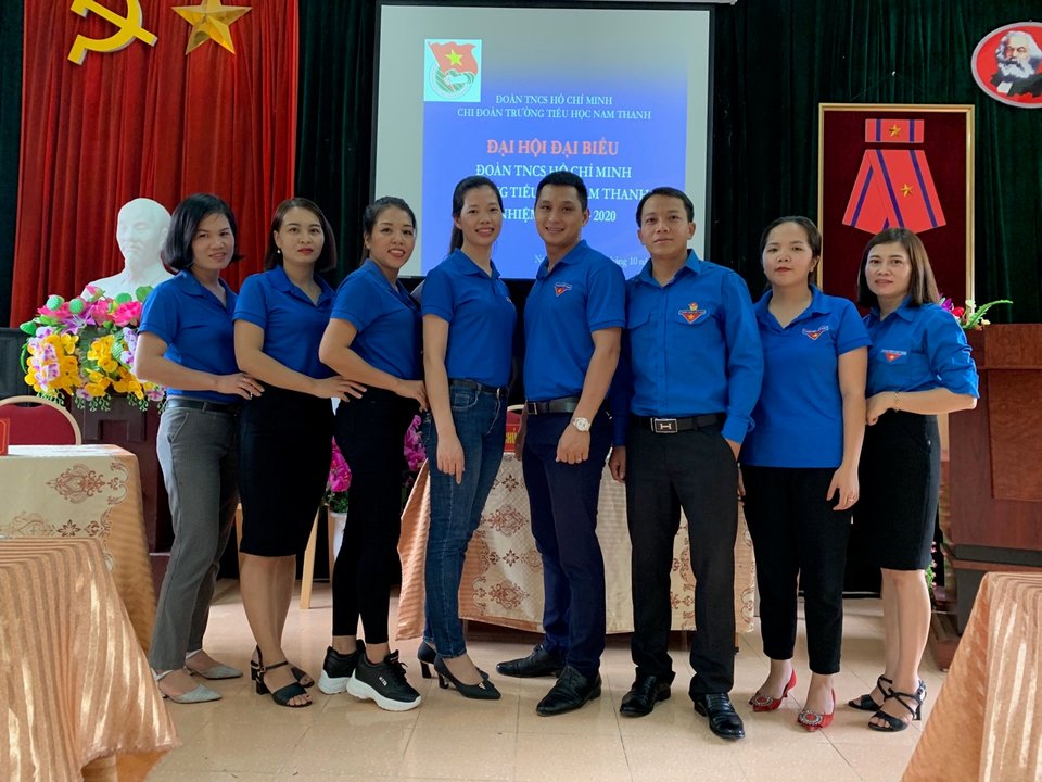 CHI ĐOÀN TRƯỜNG TIỂU HỌC NAM THANH TỔ CHỨC THÀNH CÔNG ĐẠI HỘI ĐOÀN, NHIỆM KÌ: 2019 – 2020