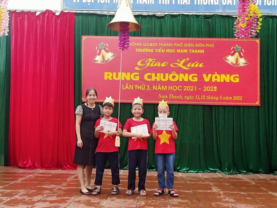 TRƯỜNG TIỂU HỌC NAM THANH TỔ CHỨC GIAO LƯU RUNG CHUÔNG VÀNG – LẦN THỨ 3 NĂM HỌC 2021 - 2022