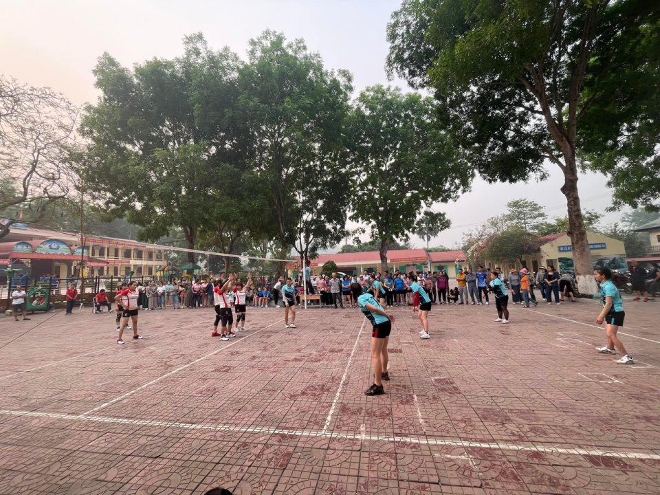 Bài tuyên truyền: GIẢI BÓNG CHUYỀN GIÁO DỤC HUYỆN ĐIỆN BIÊN