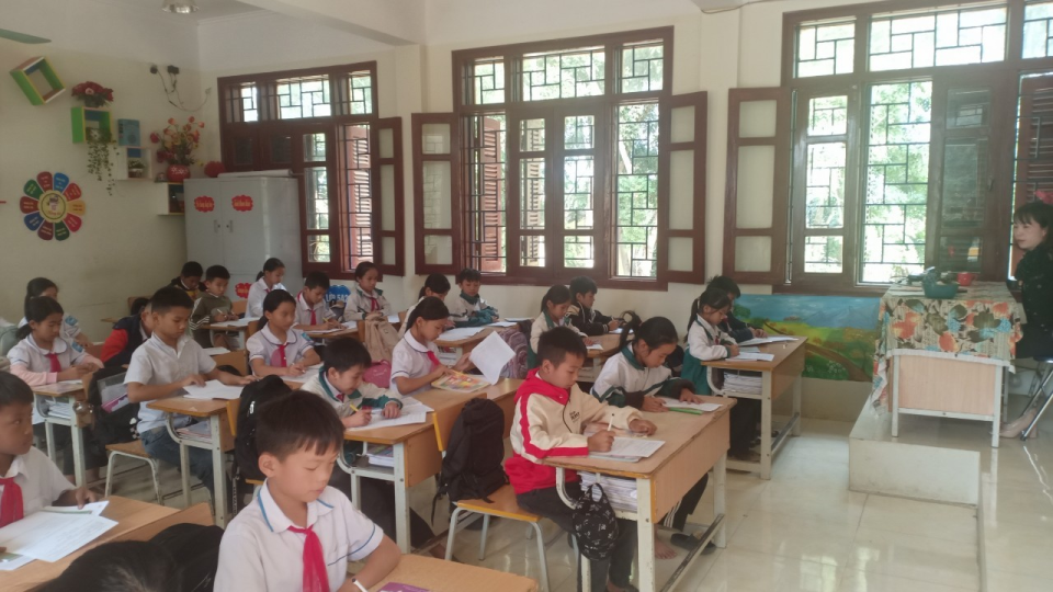 Trường tiểu học số 1 xã thanh xương đẩy mạnh thực hiện một số nhiệm vụ trọng tâm năm học 2024 – 2025.