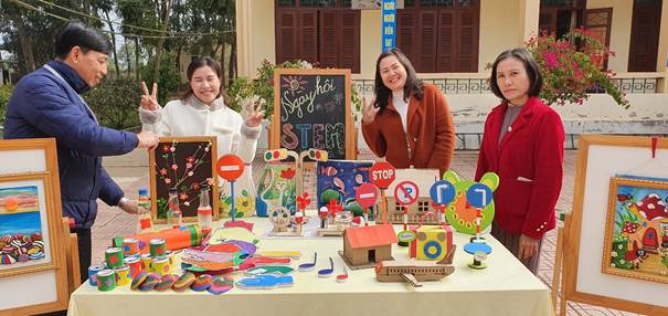Trường Tiểu học số 1 Thanh Xương, phường Mường Thanh, Điện Biên tổ chức trưng bày sản phẩm STEM sáng ngày 10 tháng 01 nă
