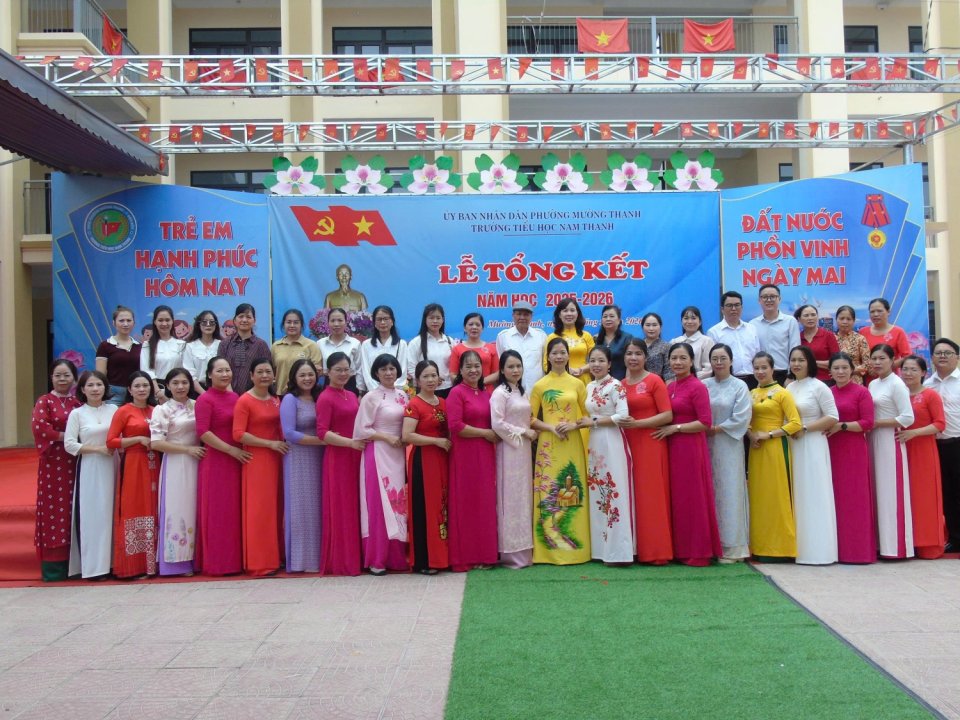 RỘN RÀNG LỄ TỔNG KẾT NĂM HỌC 2025–2026 TRƯỜNG TIỂU HỌC NAM THANH – DẤU ẤN CỦA MỘT NĂM HỌC THÀNH CÔNG