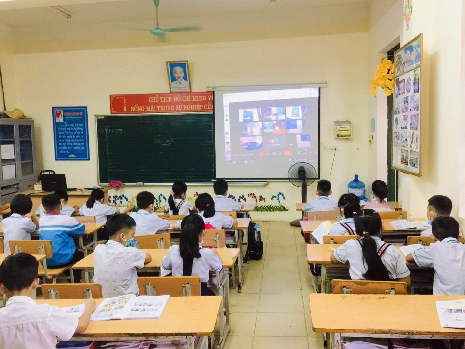 Ảnh tư liệu của nhà trường: Khai giảng năm học 2021-2022