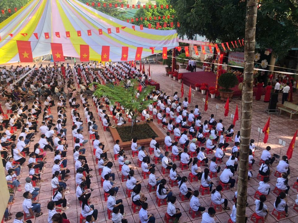 Ảnh tư liệu của nhà trường: Khai giảng năm học 2024-2025