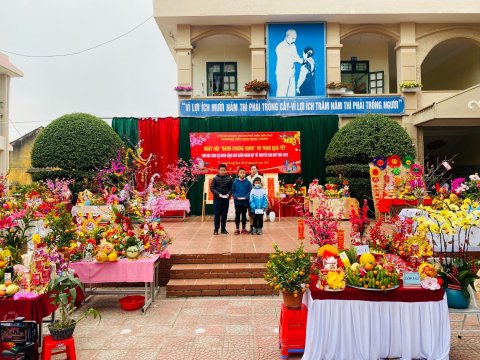 Ảnh TRƯỜNG TIỂU HỌC NAM THANH TỔ CHỨC NGÀY HỘI BÁNH TRƯNG XANH – TRAO QUÀ TẾT CHO HỌC SINH CÓ HOÀN CẢNH KHÓ KHĂN NHÂN DỊP TẾT NGUYÊN ĐÁN QUÝ MÃO NĂM 2023 – 7