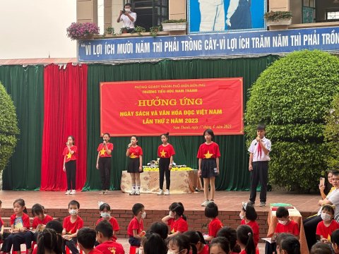 Ảnh TRƯỜNG TIỂU HỌC NAM THANH HƯỞNG ỨNG NGÀY SÁCH VÀ VĂN HÓA ĐỌC LẦN THỨ 2 NĂM 2023 – 14